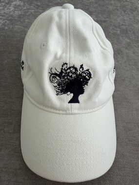 Bagatelle St.Tropez White Embroidered Silhouette Baseball Cap